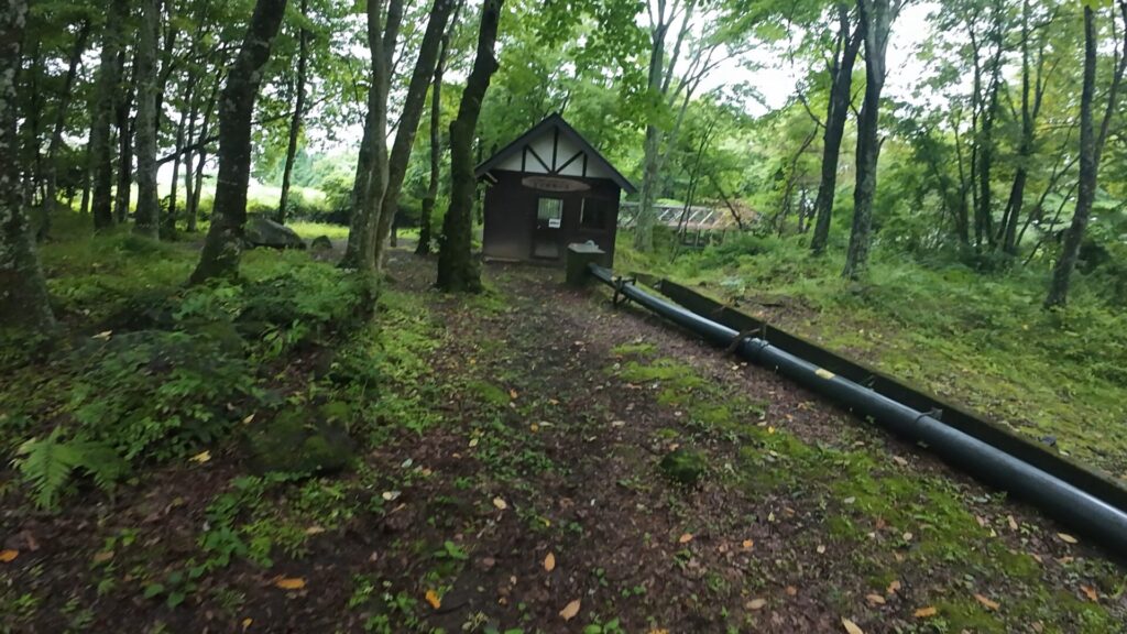 三分一湧水の水車小屋