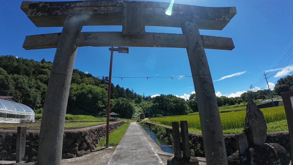 大滝神社の田んぼ